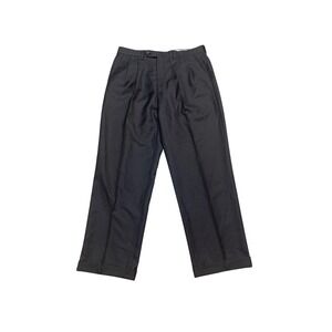 Lauren Ralph Lauren Trouser Pleted Pants Men 34x29 Gray Straight Leg Fit Prep